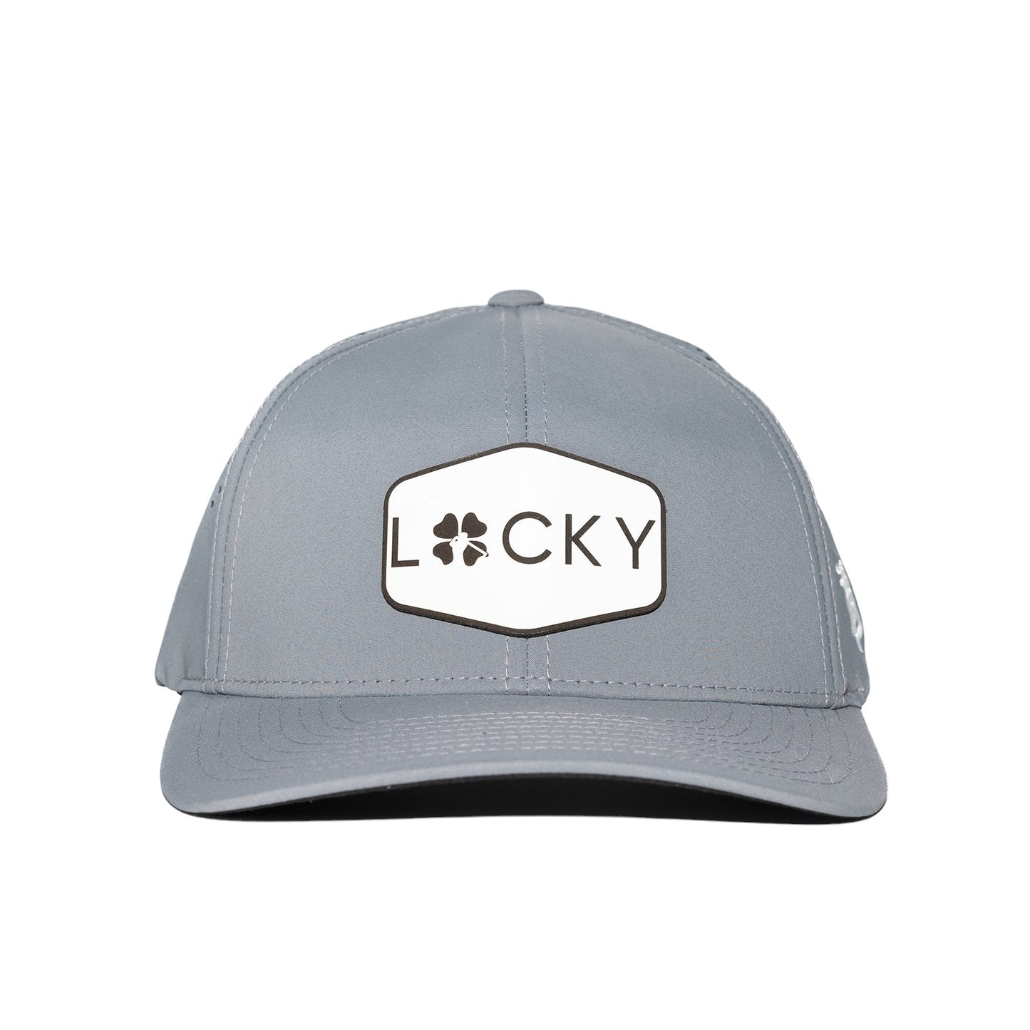 NEW Grey Lucky Patch Hat