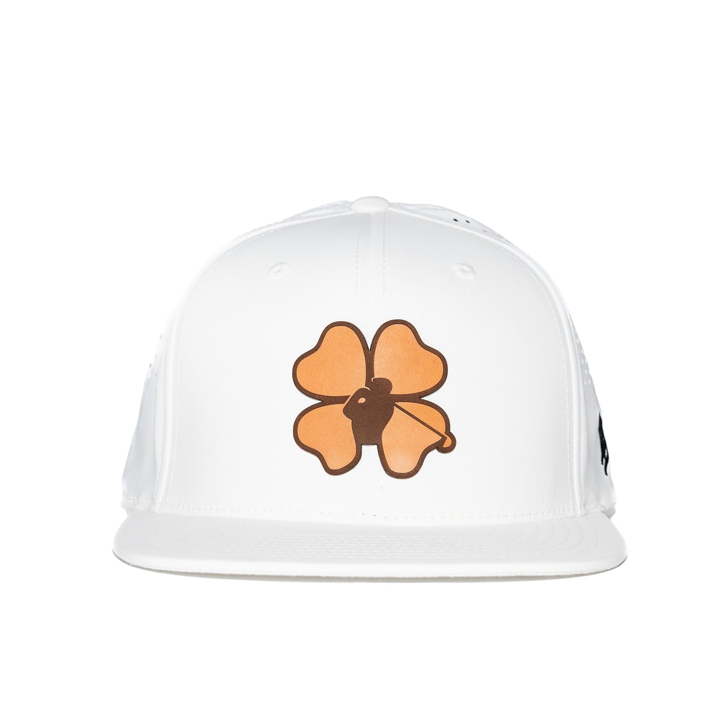 NEW White Lucky Clover Patch Hat