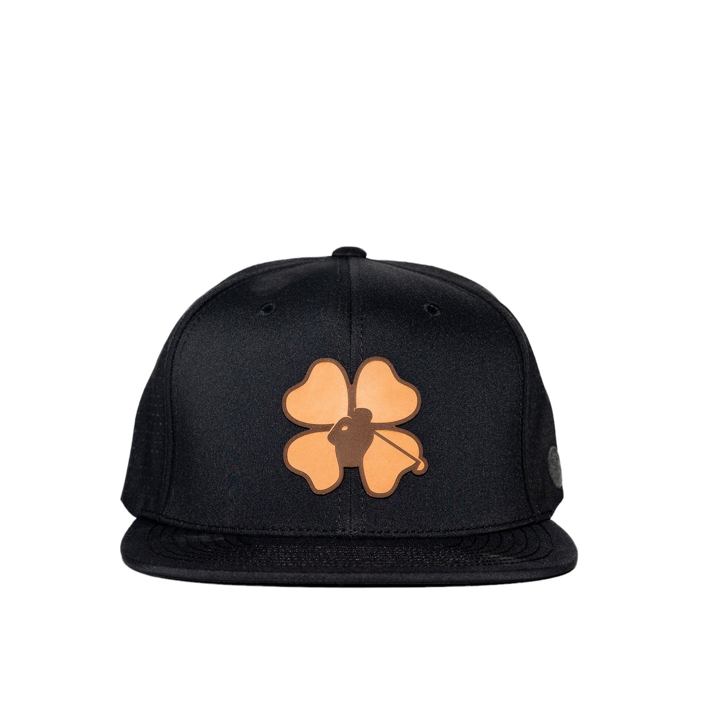 NEW Black Lucky Clover Patch Hat