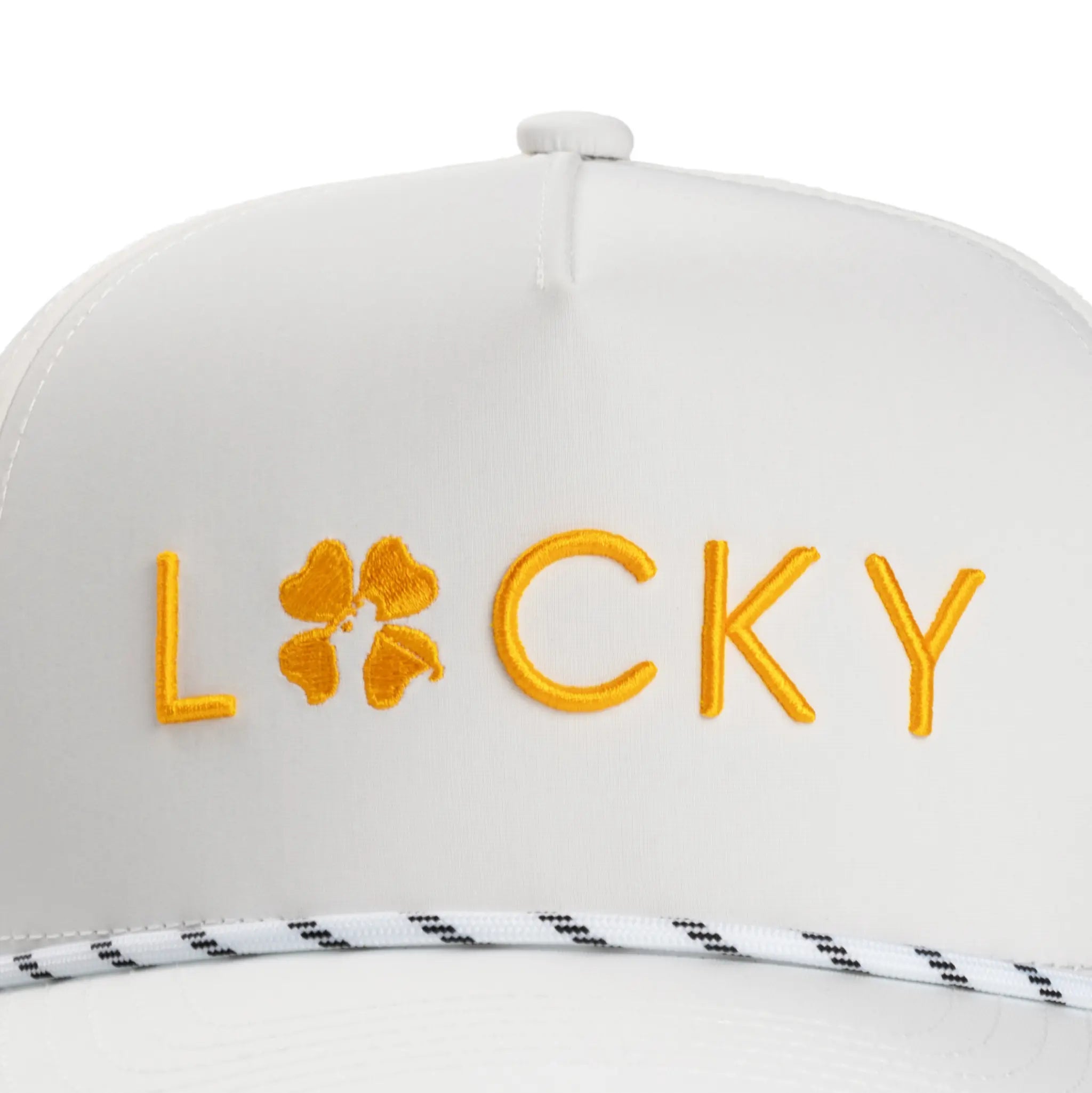 White | Gold Classic Hat