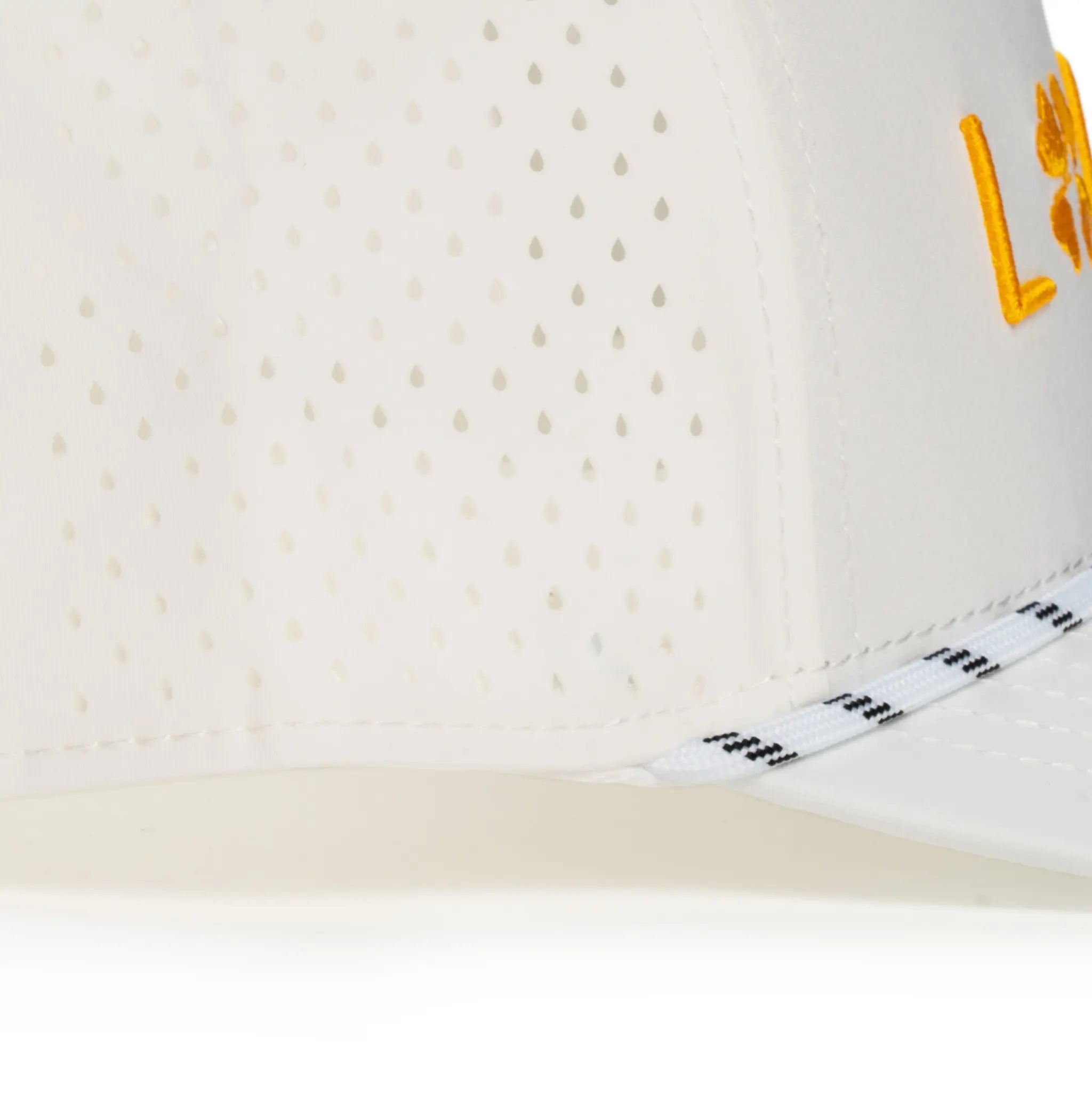 White | Gold Classic Hat