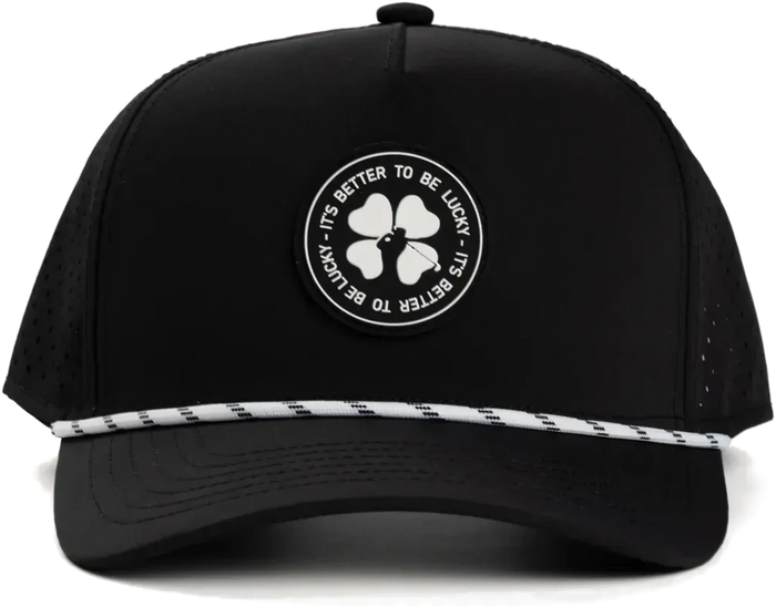Black It's Better To Be Lucky Hat