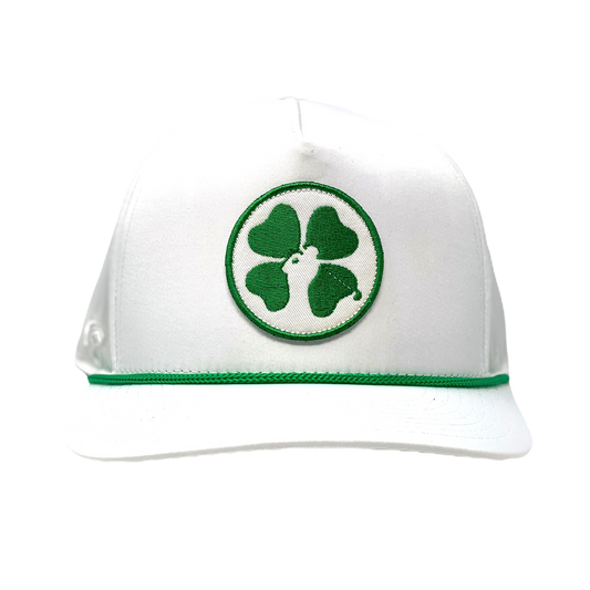 Lucky Clover Hat - White