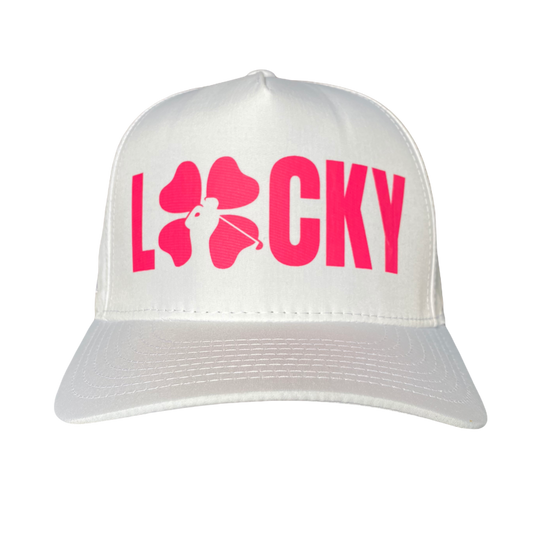 Pink "LUCKY" Hat