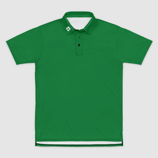 Lucky Golf All Green Mens Polo Shirt