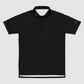 Lucky Golf All Black Mens Polo Shirt