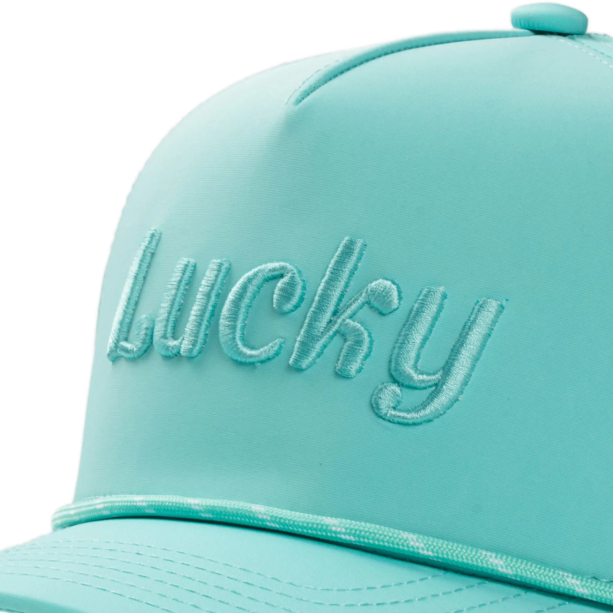 Baby Blue Monochrome Cursive Hat
