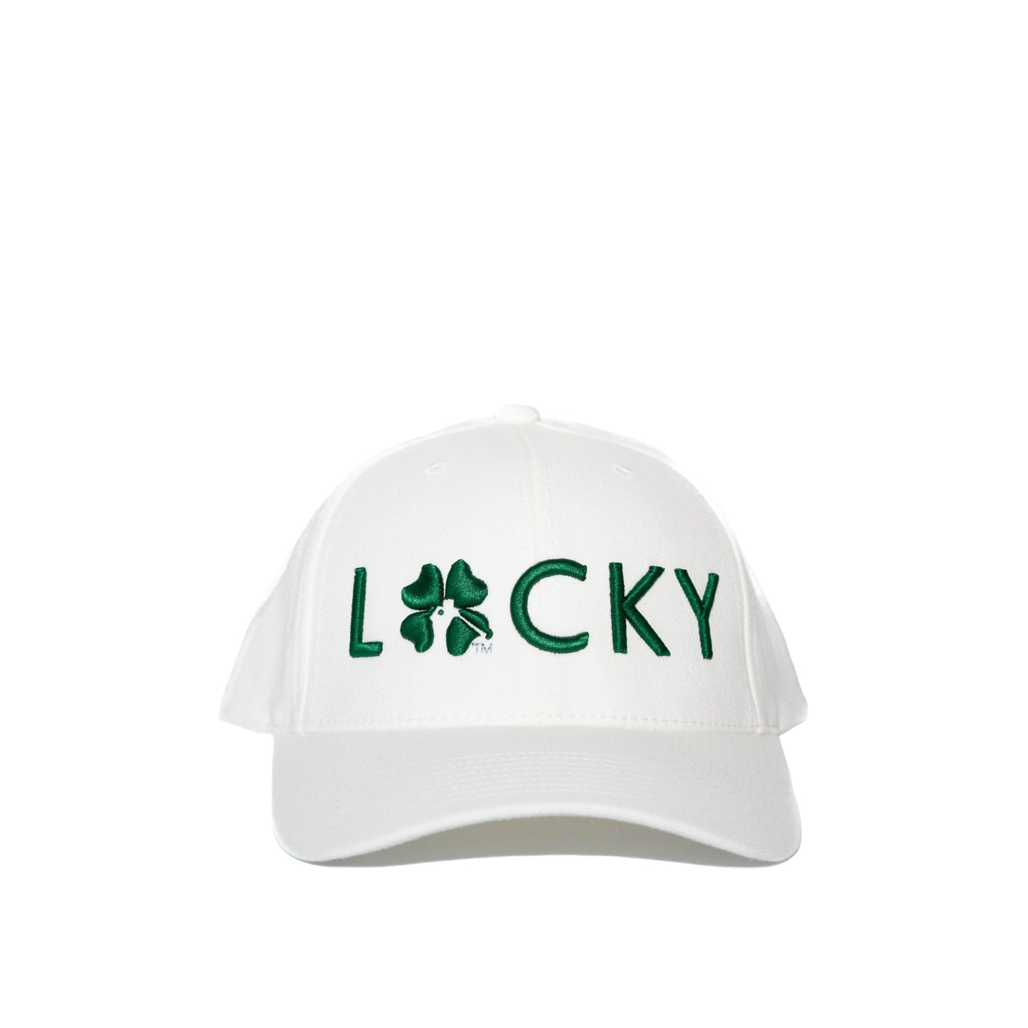 Lucky Golf Embroidered Hat - Curved Bill