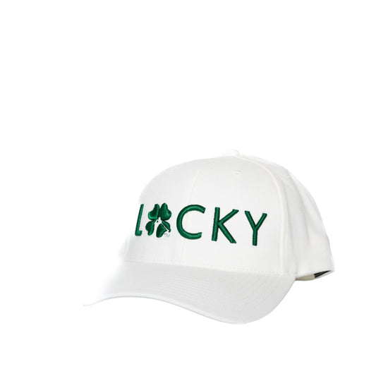 Lucky Golf Embroidered Hat - Curved Bill