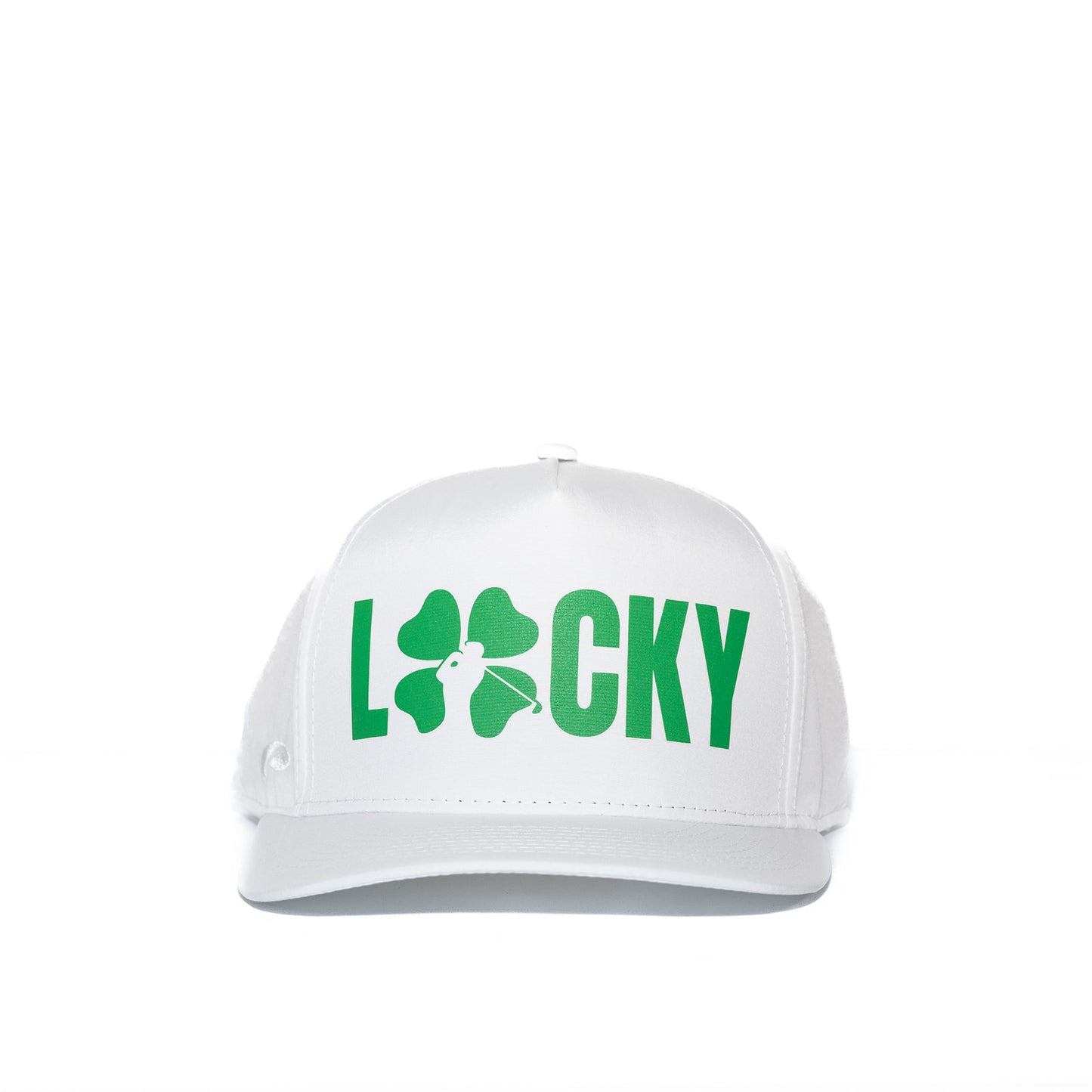 White "LUCKY" Hat