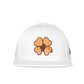 NEW White Lucky Clover Patch Hat