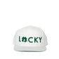Lucky Golf Embroidered Hat - Flat Bill