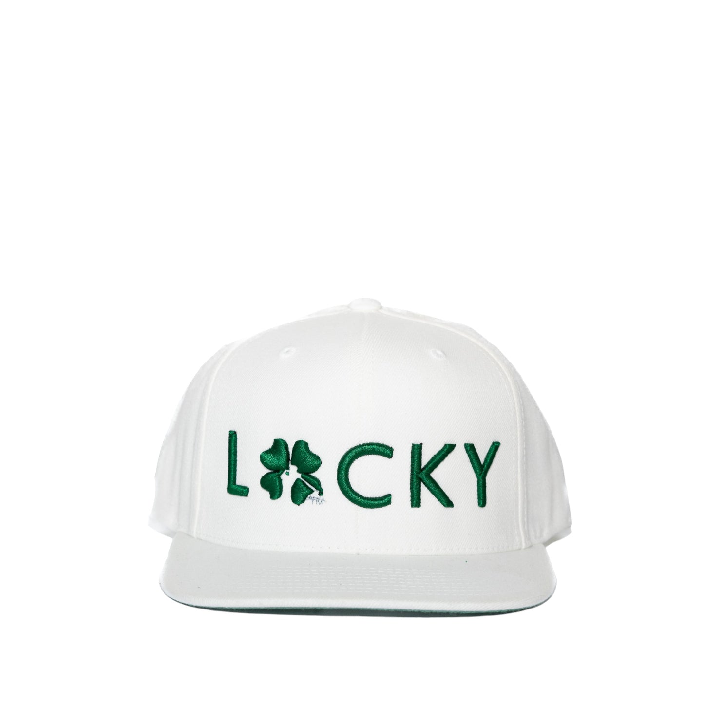 Lucky Golf Embroidered Hat - Flat Bill