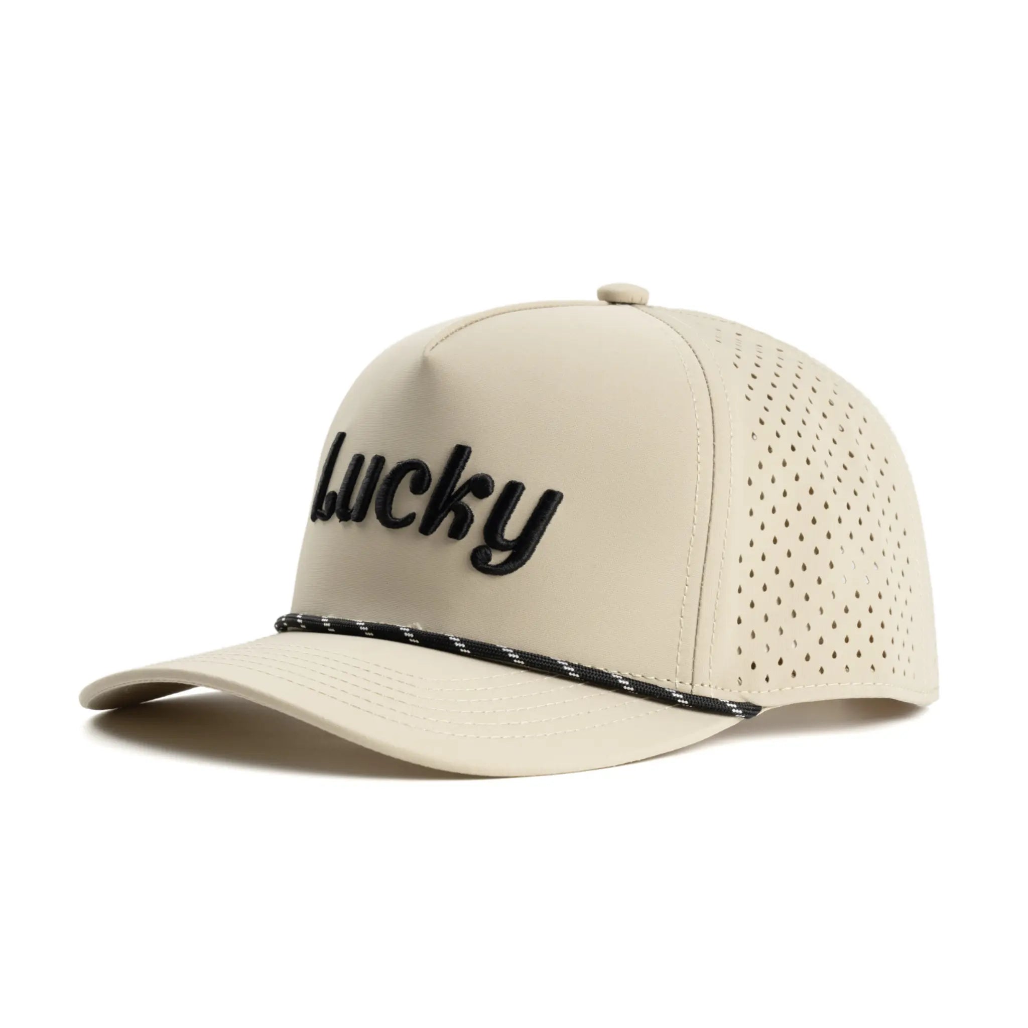 Tan Cursive Hat