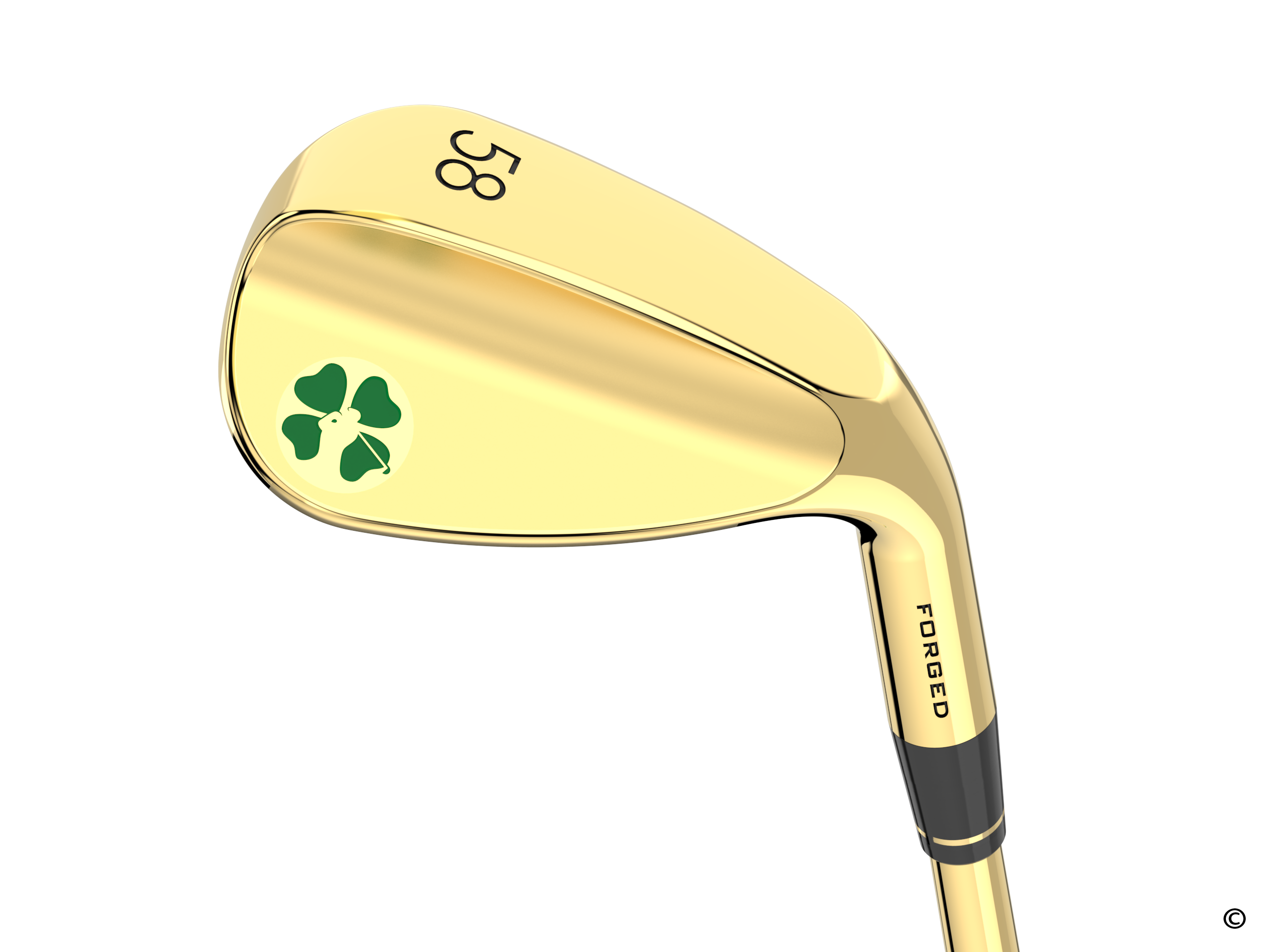Signature Gold 58 Degree Flop Wedge – Lucky Golf