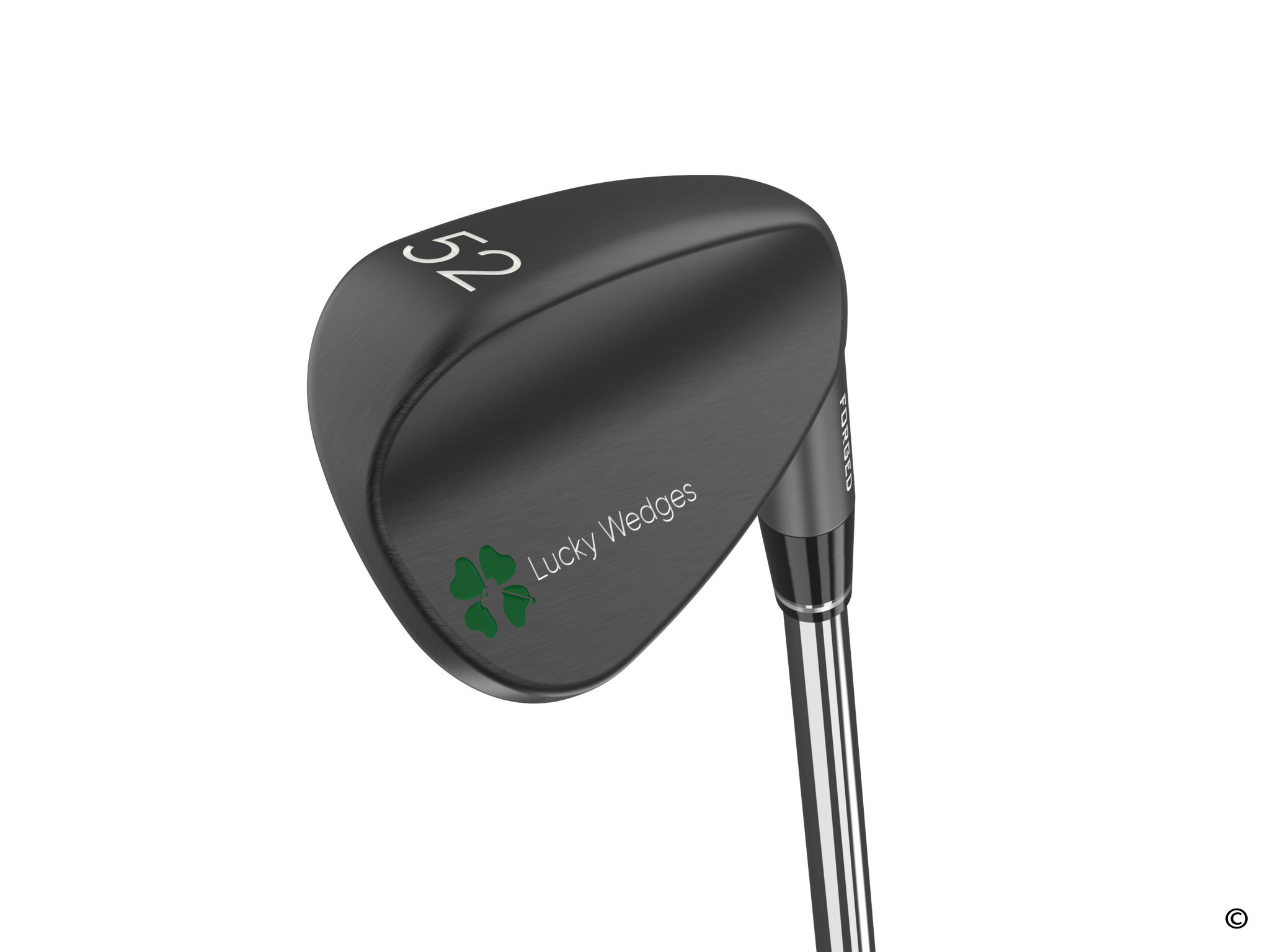 Precision Black 52 Degree Approach Wedge Lucky Golf