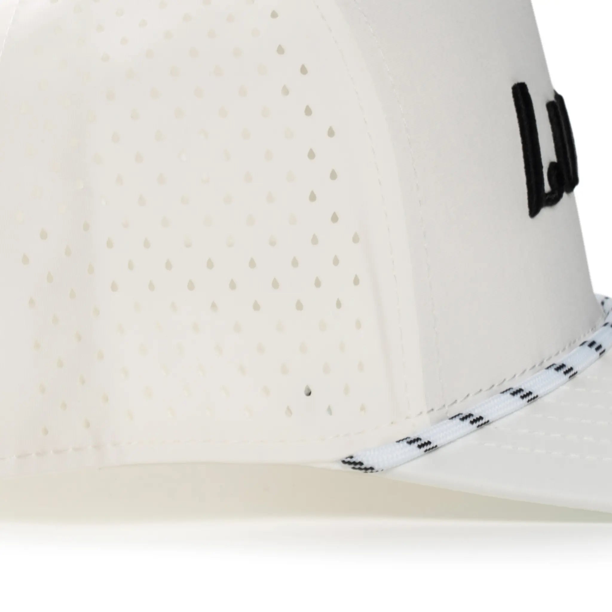 White Cursive Hat