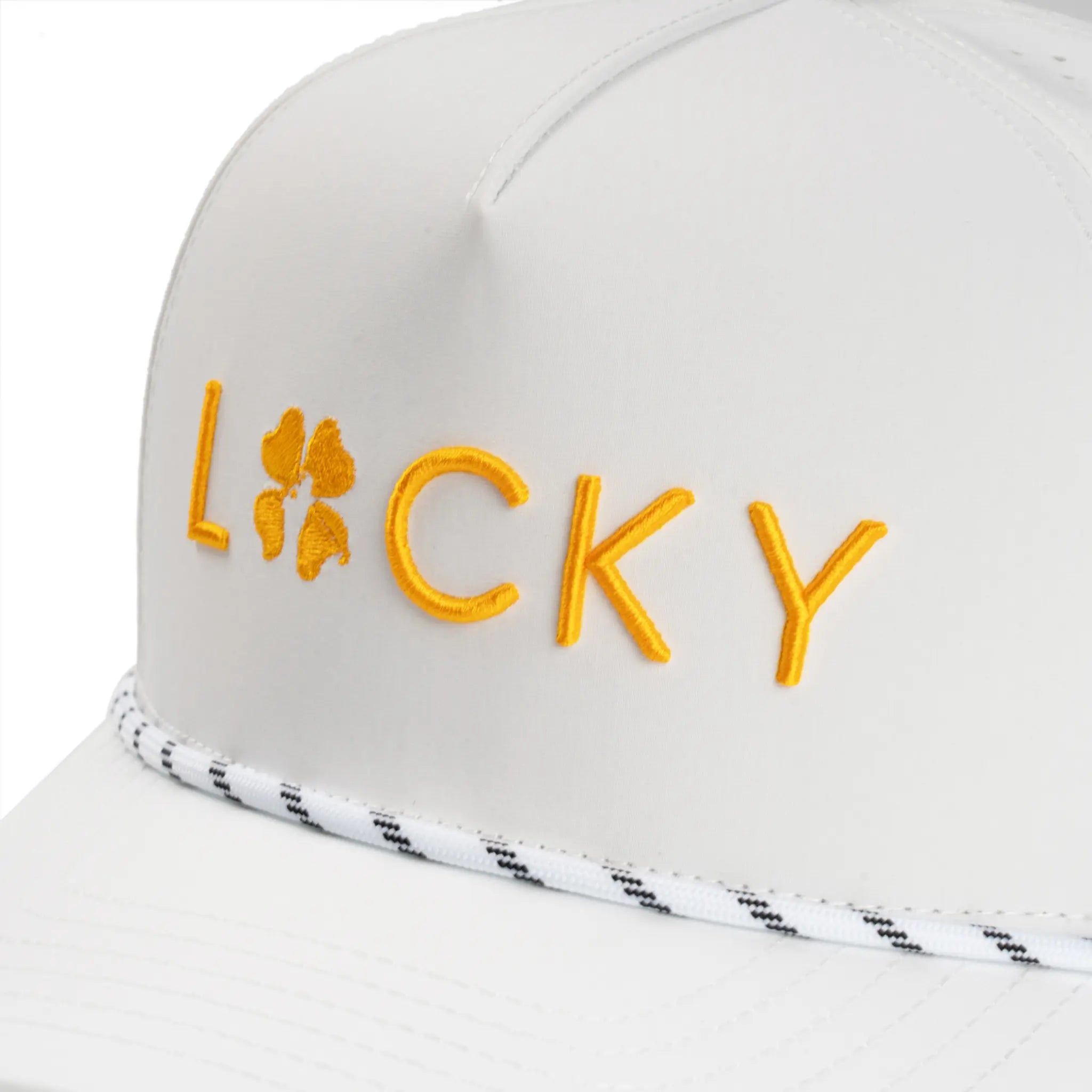 White | Gold Classic Hat