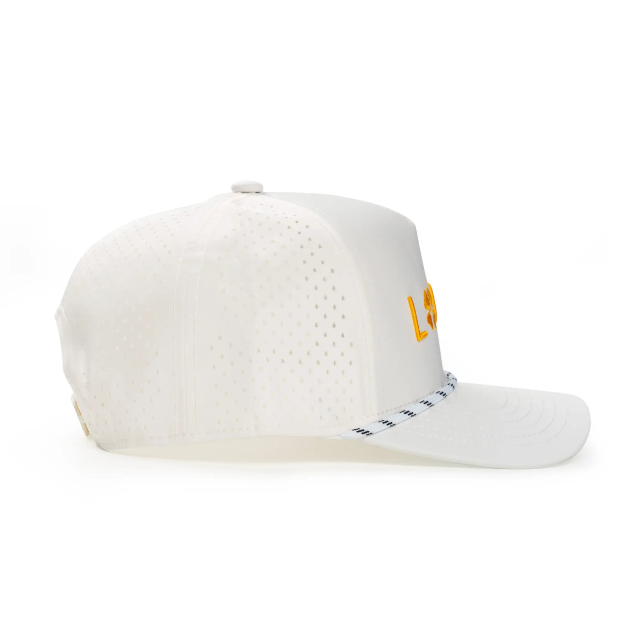 White | Gold Classic Hat