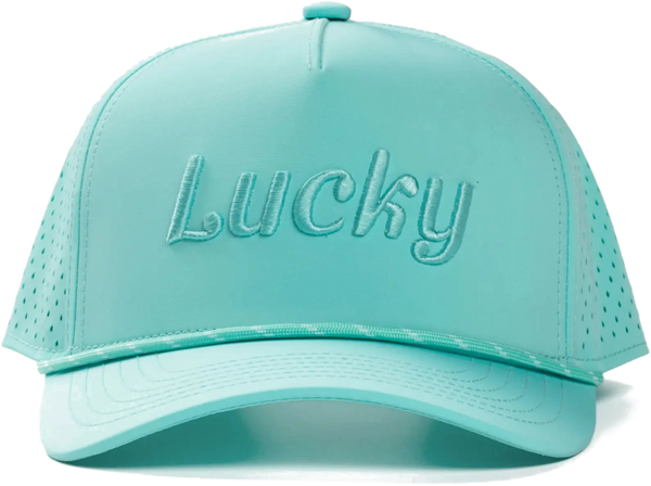 Baby Blue Monochrome Cursive Hat