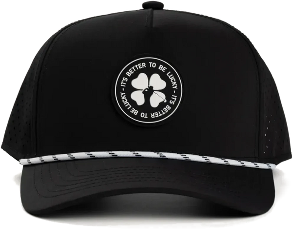 Black It's Better To Be Lucky Hat