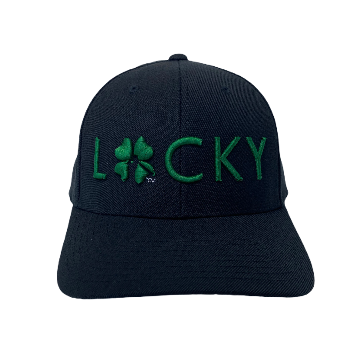 Lucky Golf Embroidered Hat- Curved Bill